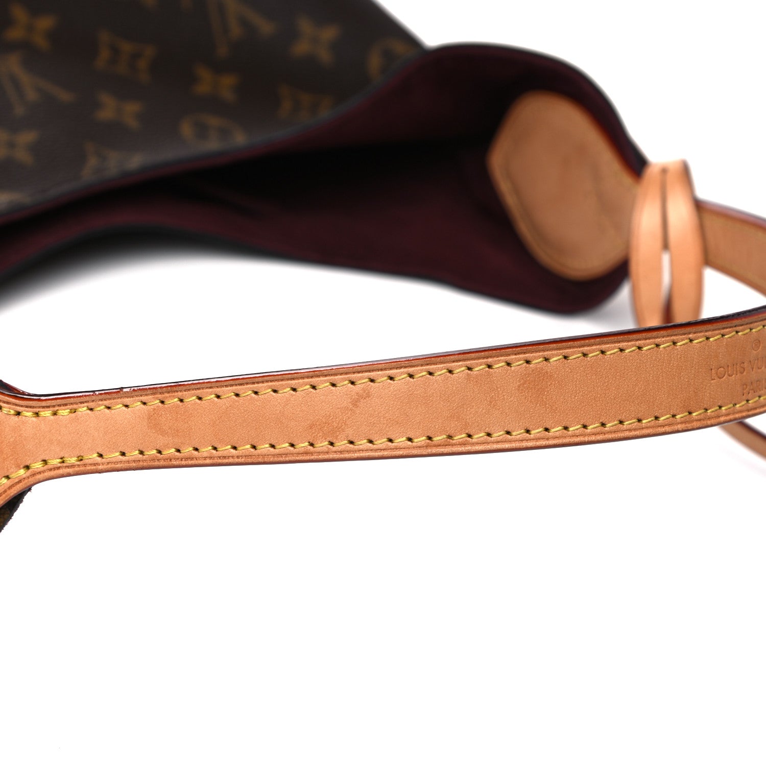 Louis Vuitton Monogram Flower Hobo Beige 9 of 13
