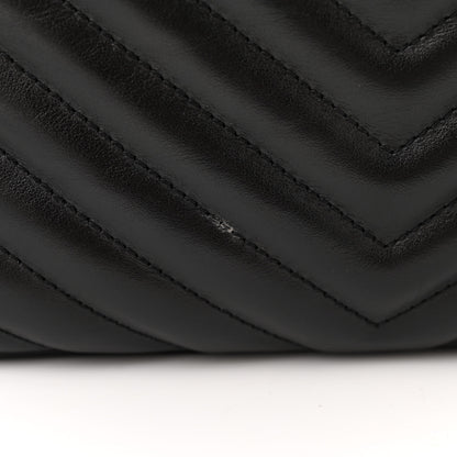 Saint Laurent Calfskin Matelasse Monogram Lou Camera Bag Black 11 of 14