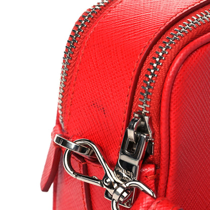 Prada Saffiano Mini Camera Crossbody Lacca 12 of 12