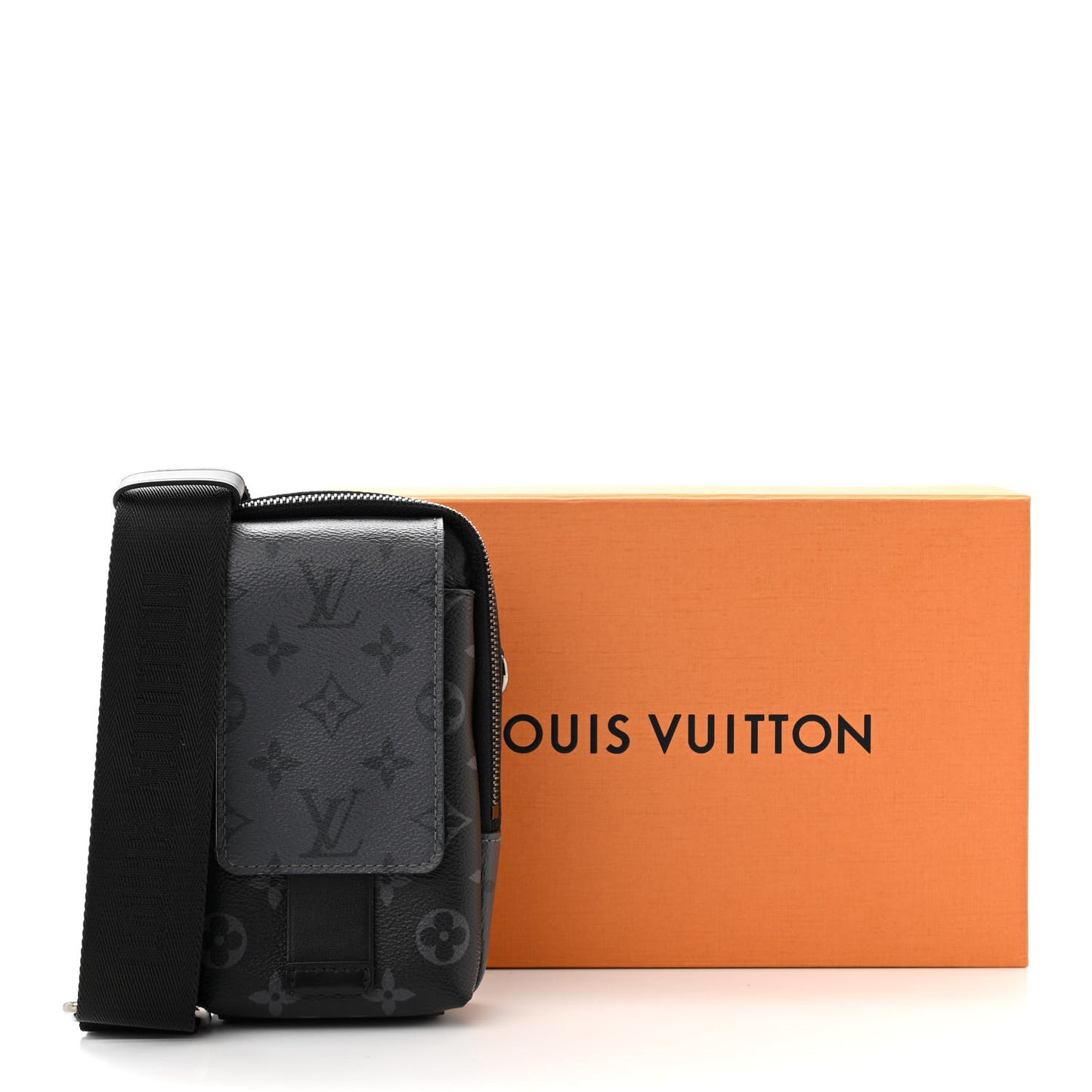 Monogram Eclipse Reverse Double Phone Pouch NM