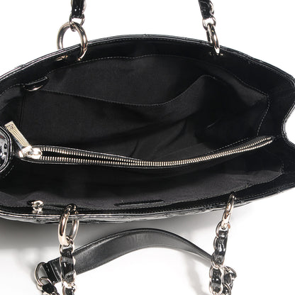 Chanel Patent Grand Shopping Tote GST Black 7 of 7