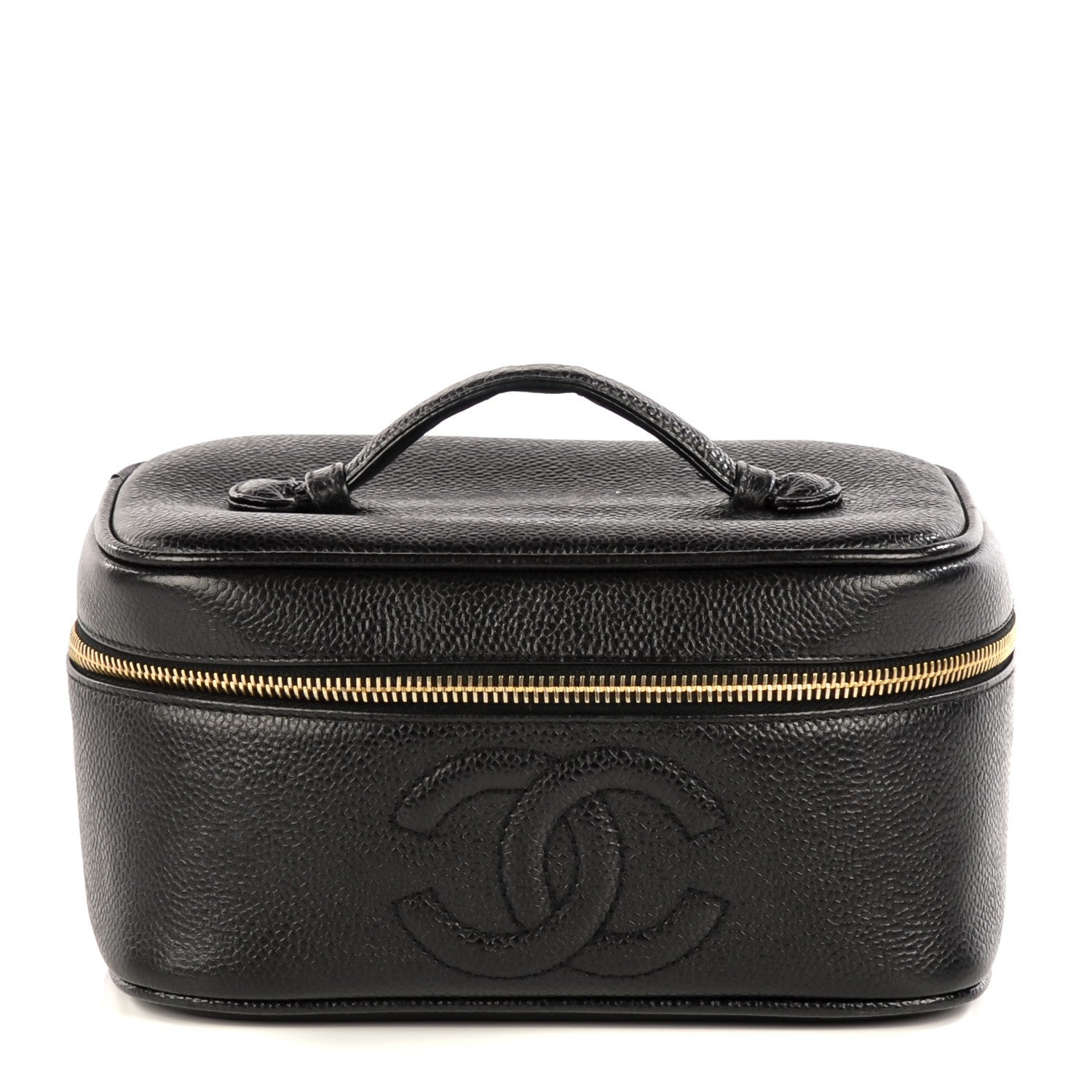 Chanel Caviar Cosmetic Case Black 1 of 8