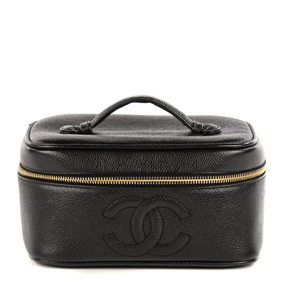 Chanel Caviar Cosmetic Case Black 1 of 8