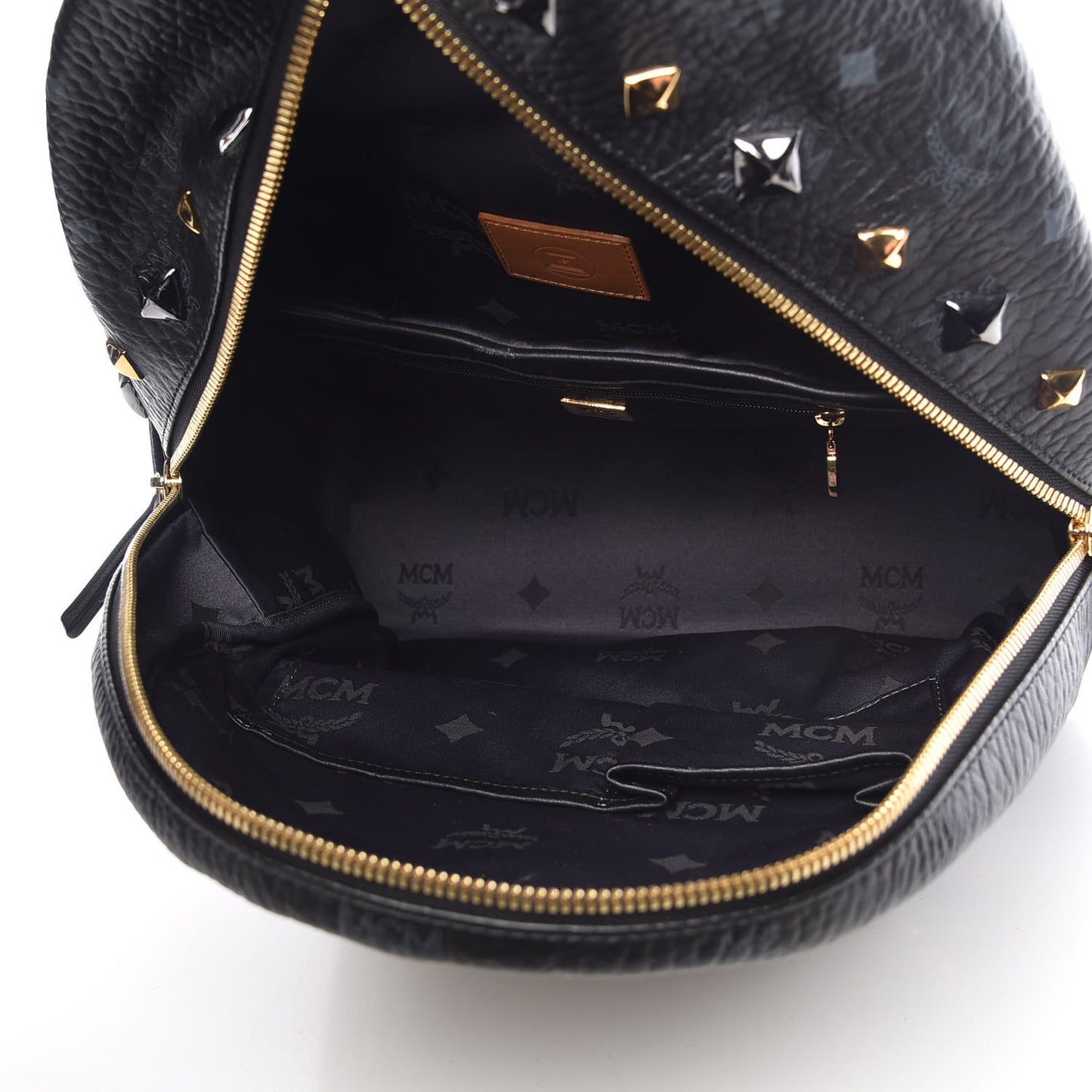 Visetos Studded Medium Stark M Backpack Black