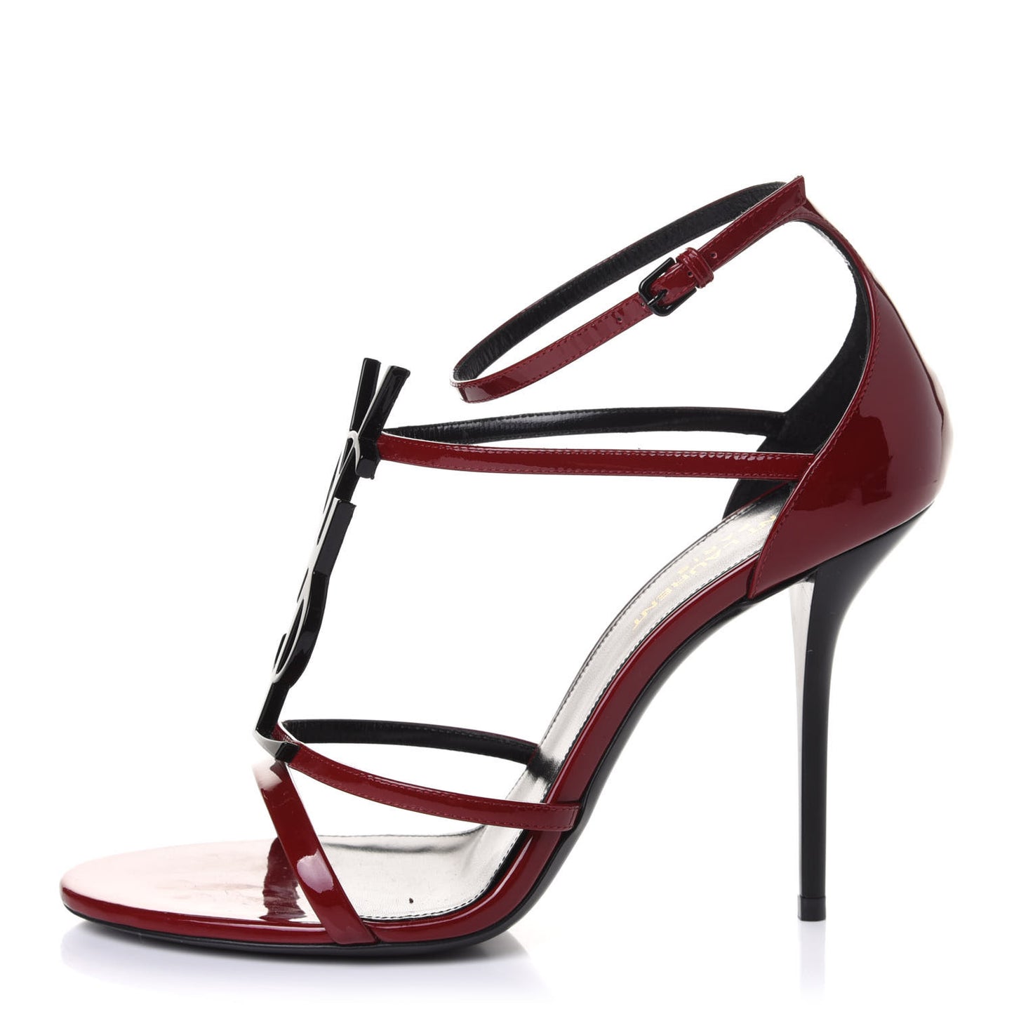 Patent Cassandra 100 Ankle Strap Sandals 39 Hot Red