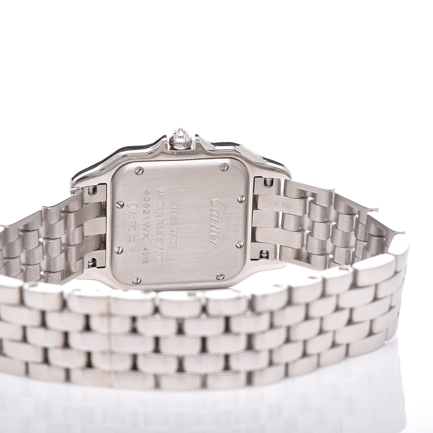 18K White Gold Diamond 27mm Panthere Quartz Watch