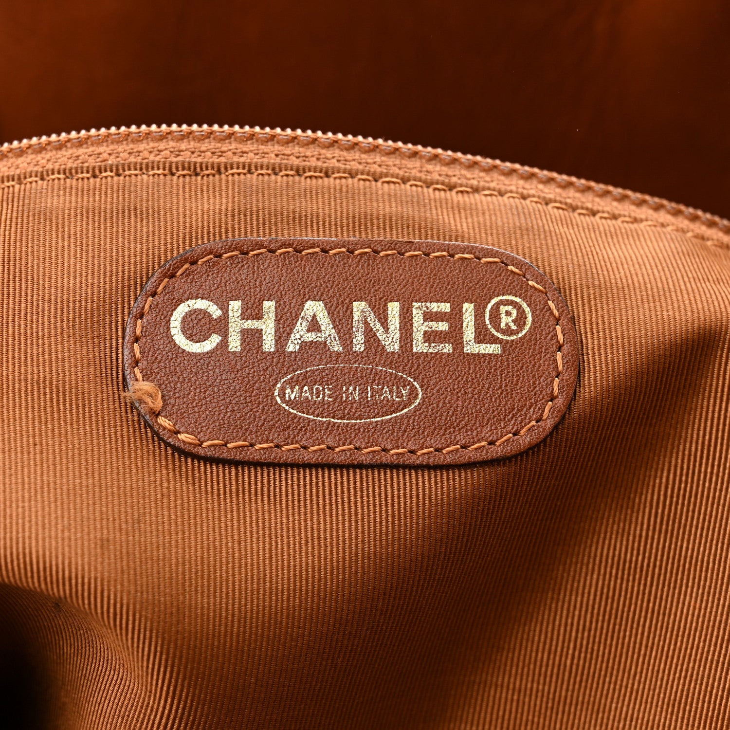Chanel Lambskin Tortoise Chain CC Tote Brown 5 of 9