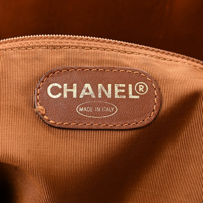 Chanel Lambskin Tortoise Chain CC Tote Brown 5 of 9