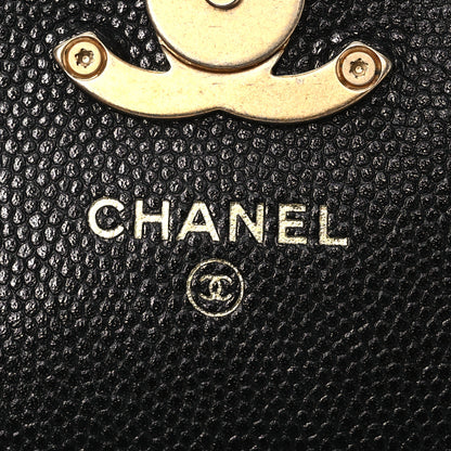 Chanel Caviar Quilted Mini Bracelet On Chain Wallet On Chain WOC Black 7 of 14