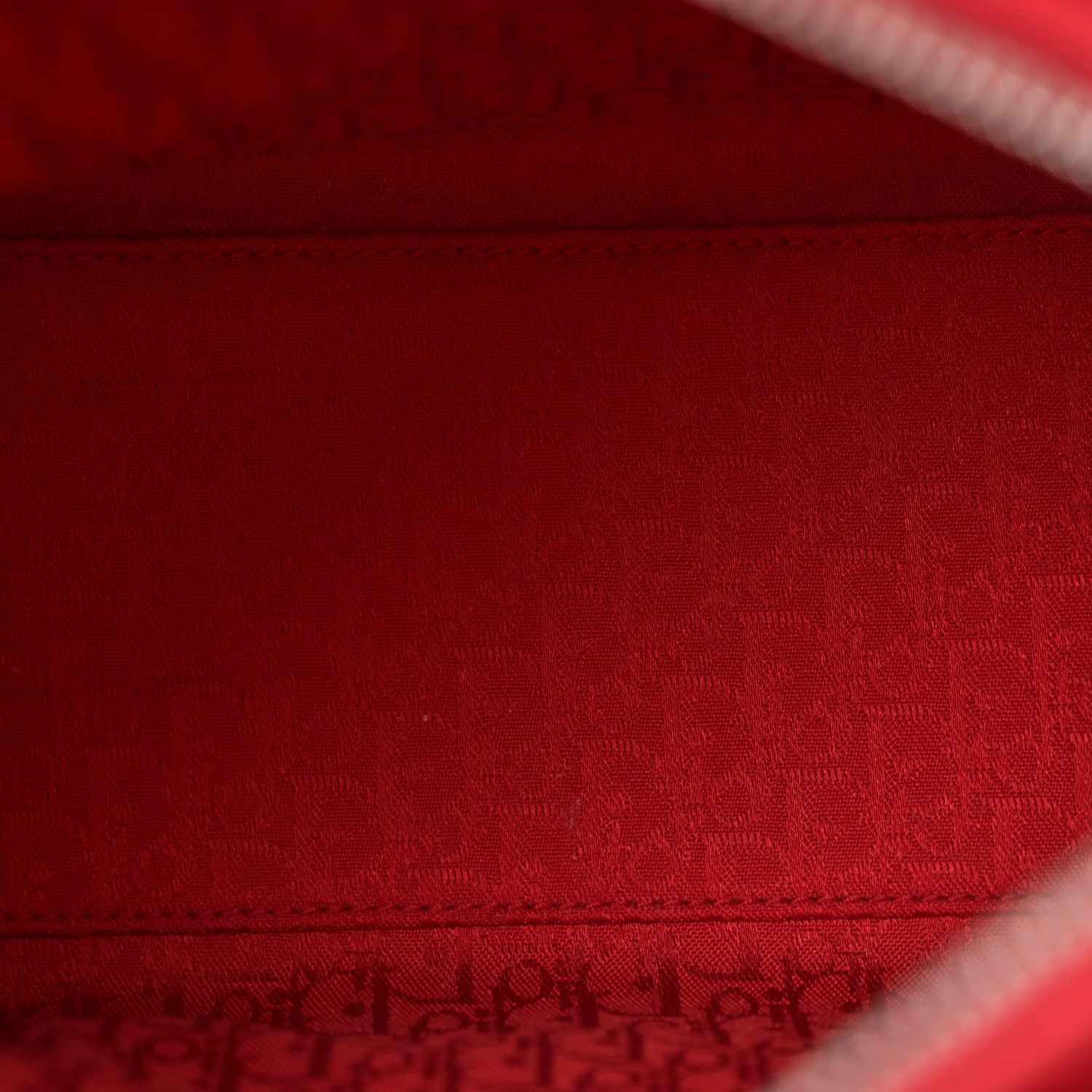 Christian Dior Lambskin Cannage Medium Lady Dior Red 5 of 11