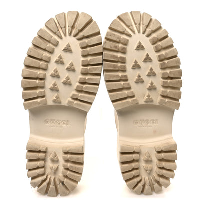 Gucci Rubber Monogram GG Go Through Platform Slide Clogs 40 Mystic White 7 of 11