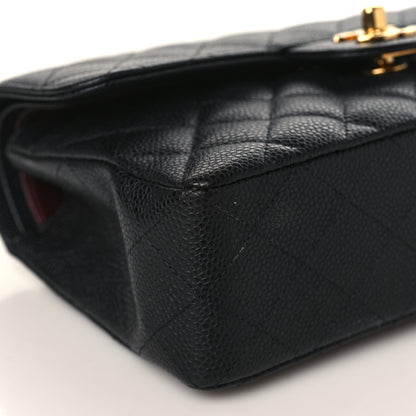 Chanel Caviar Quilted Small Double Flap Black 8 of 9