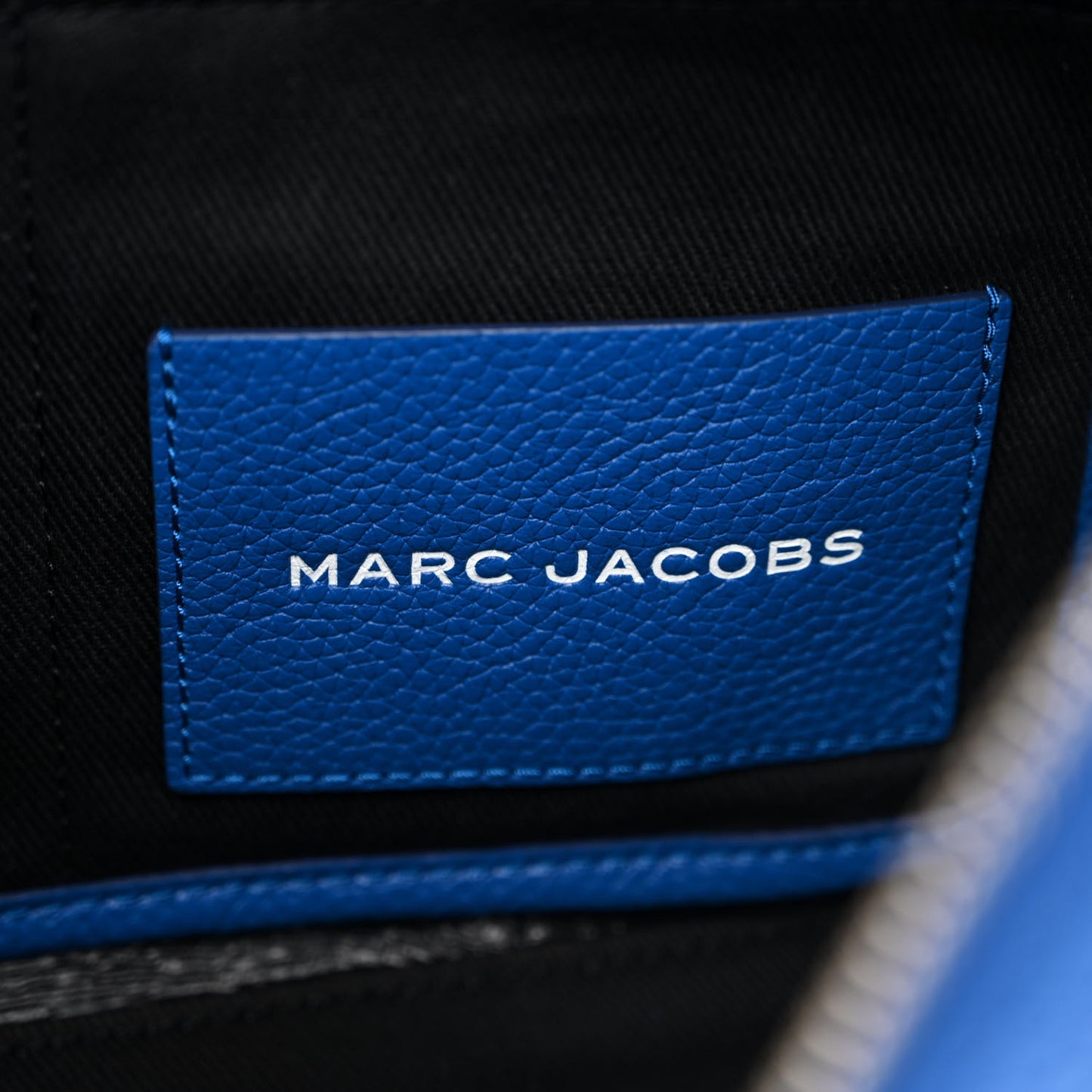 Grained Calfskin Medium The Tote Bag Cobalt