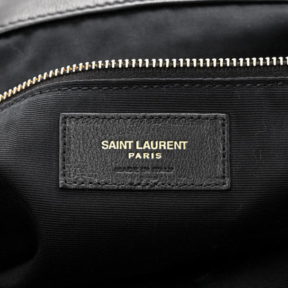 Saint Laurent Lambskin Quilted Maxi Icare Shopping Tote Black 7 of 10