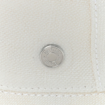 Hermes Linen Colette Hat 57 Warm White 10 of 10