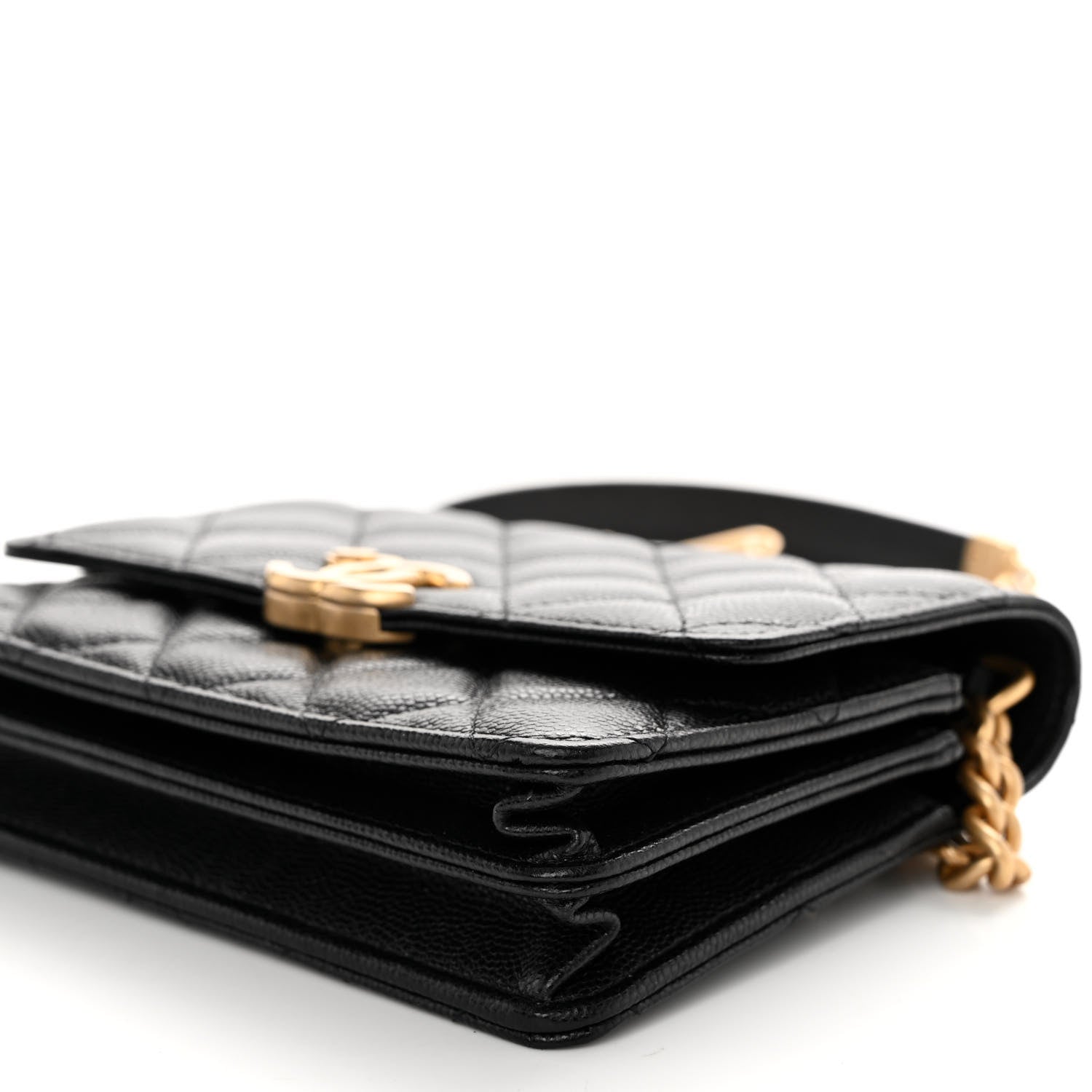 Chanel Caviar Quilted Mini Bracelet On Chain Wallet On Chain WOC Black 11 of 11