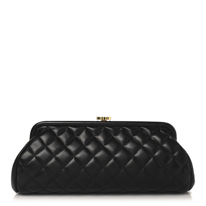 Chanel Lambskin Quilted Timeless Clutch Black 1 of 10