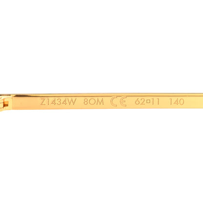 Louis Vuitton Metal Attitude Pilote Sunglasses Z1434W Gold 6 of 7
