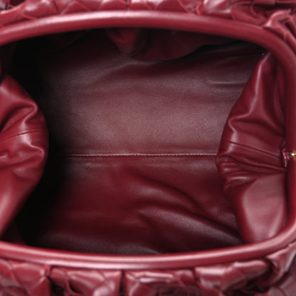 Bottega Veneta Nappa Maxi Intrecciato The Pouch Oversized Clutch Bordeaux 5 of 11