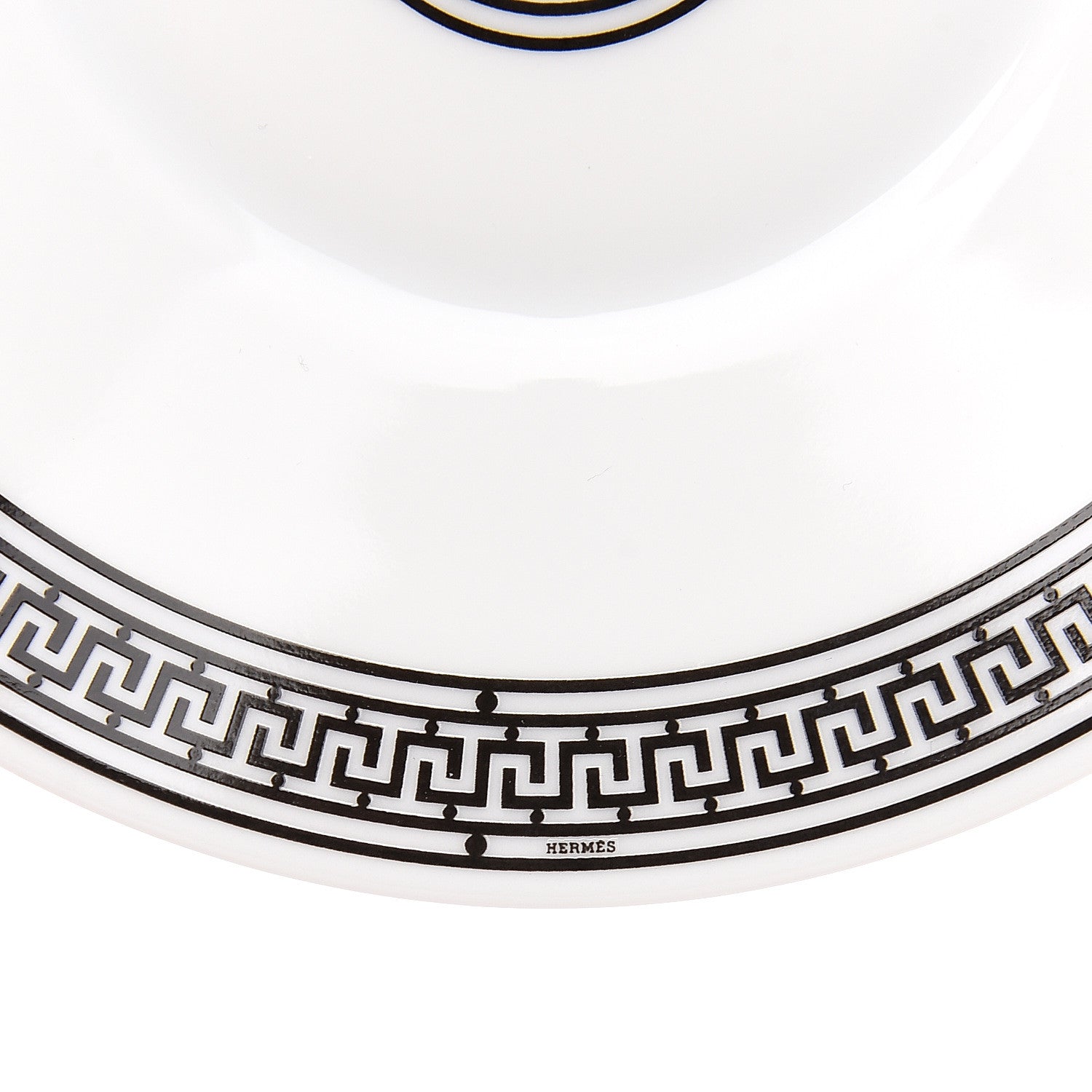 Hermes Porcelain H Deco Tea Cup And Saucer Set Of 2 3 of 5