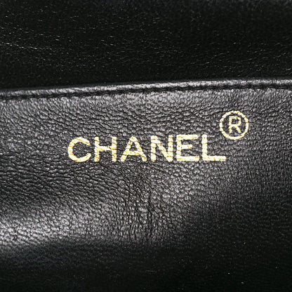 Chanel Lambskin Quilted XL Jumbo Single Flap Black 5 of 10