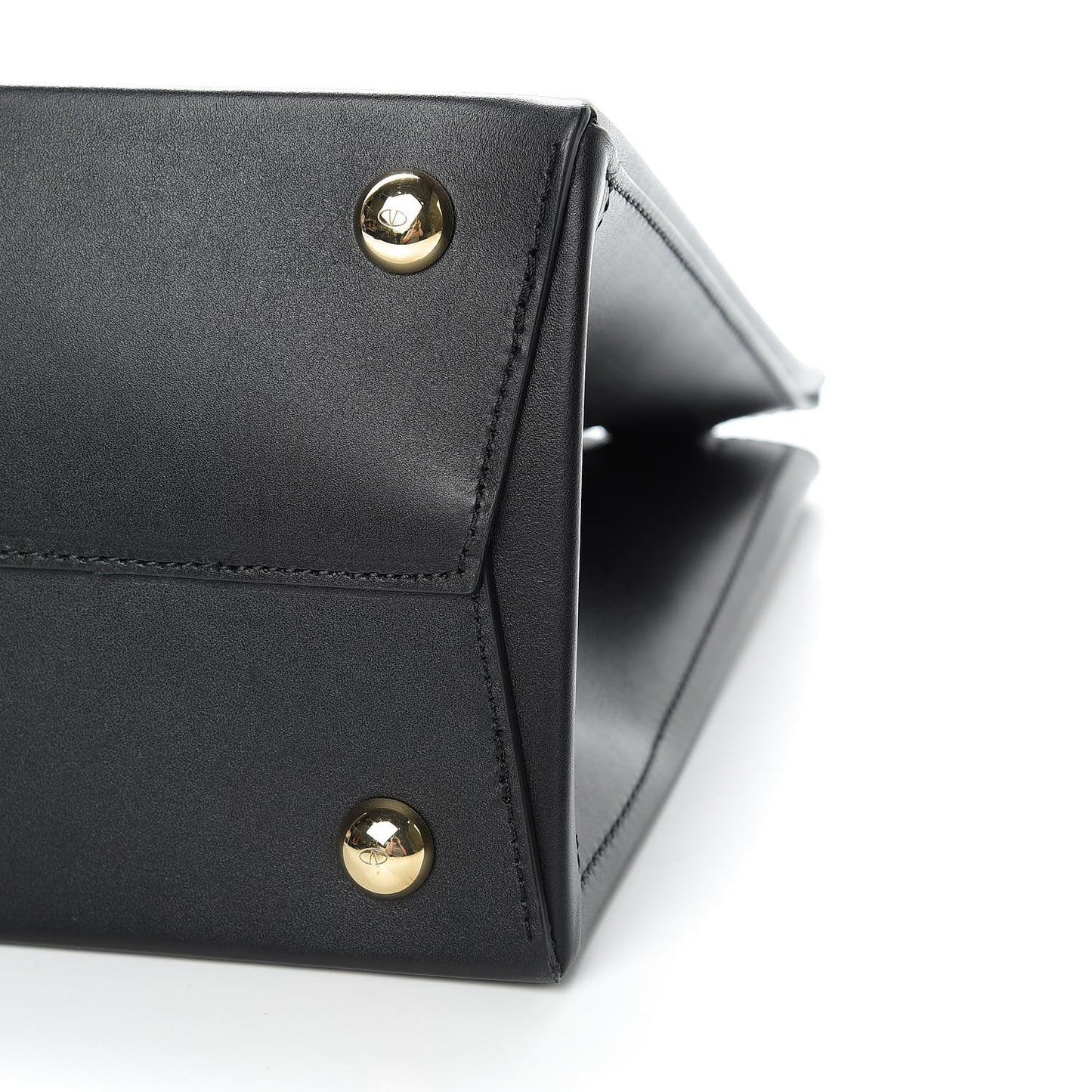 Printed Calfskin VLTN Tote Black
