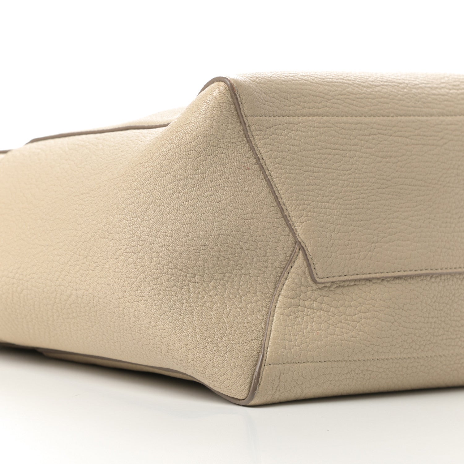 Celine Soft Grained Calfskin Sangle Bucket Bag Dune 8 of 13