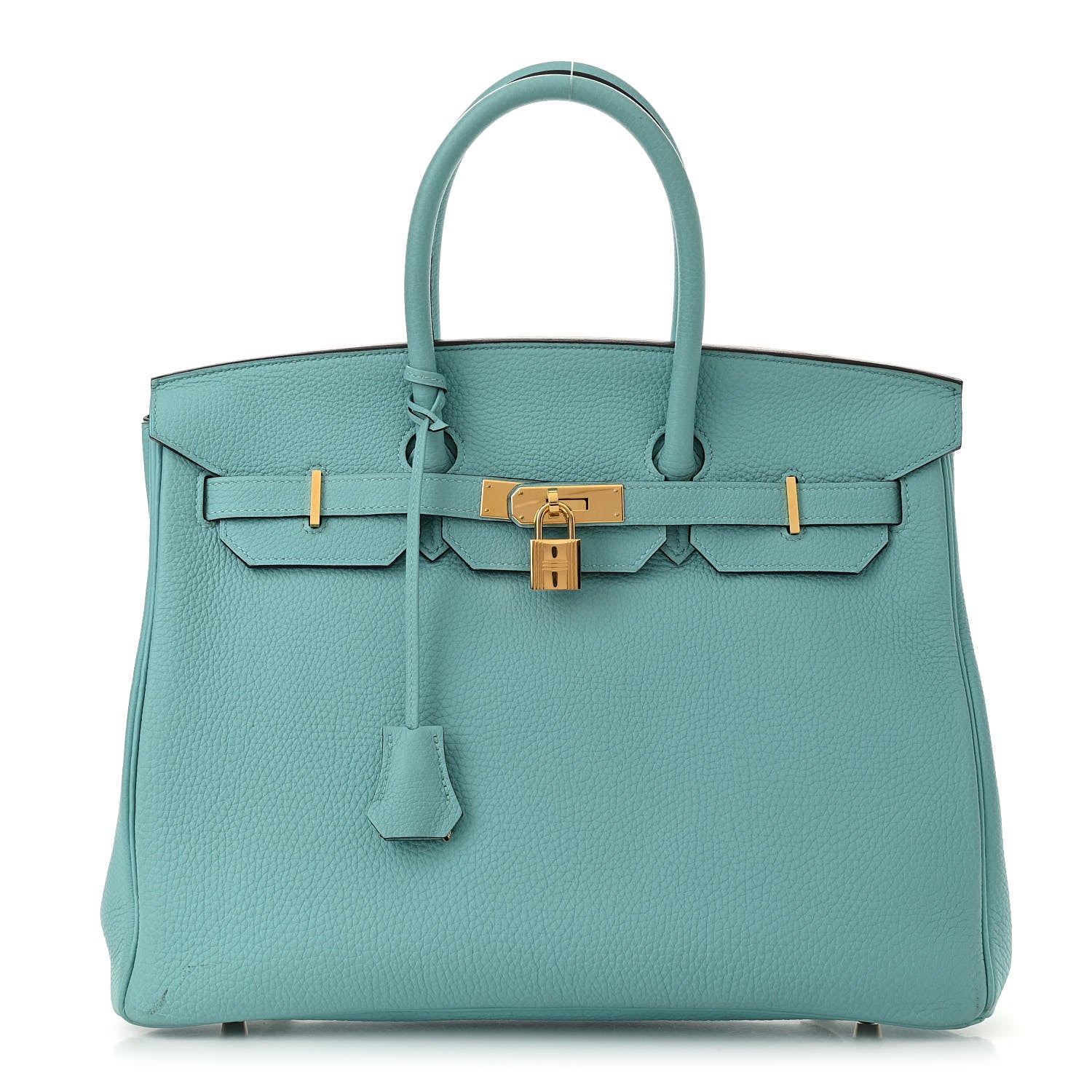 Hermes Togo Birkin 35 Bleu Atoll 1 of 12