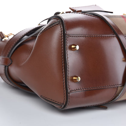 Burberry House Check Small Gladstone Dark Tan 8 of 11