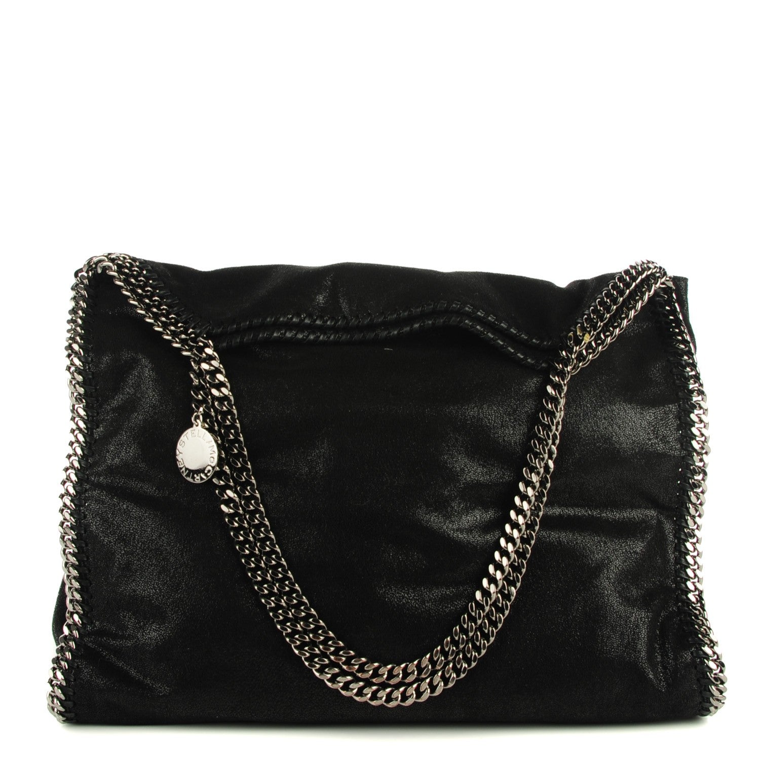 Stella McCartney Shaggy Deer Big Falabella Tote Black 1 of 11