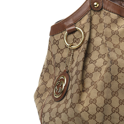 Gucci Monogram Large Sukey Tote Dark Brown 17 of 17