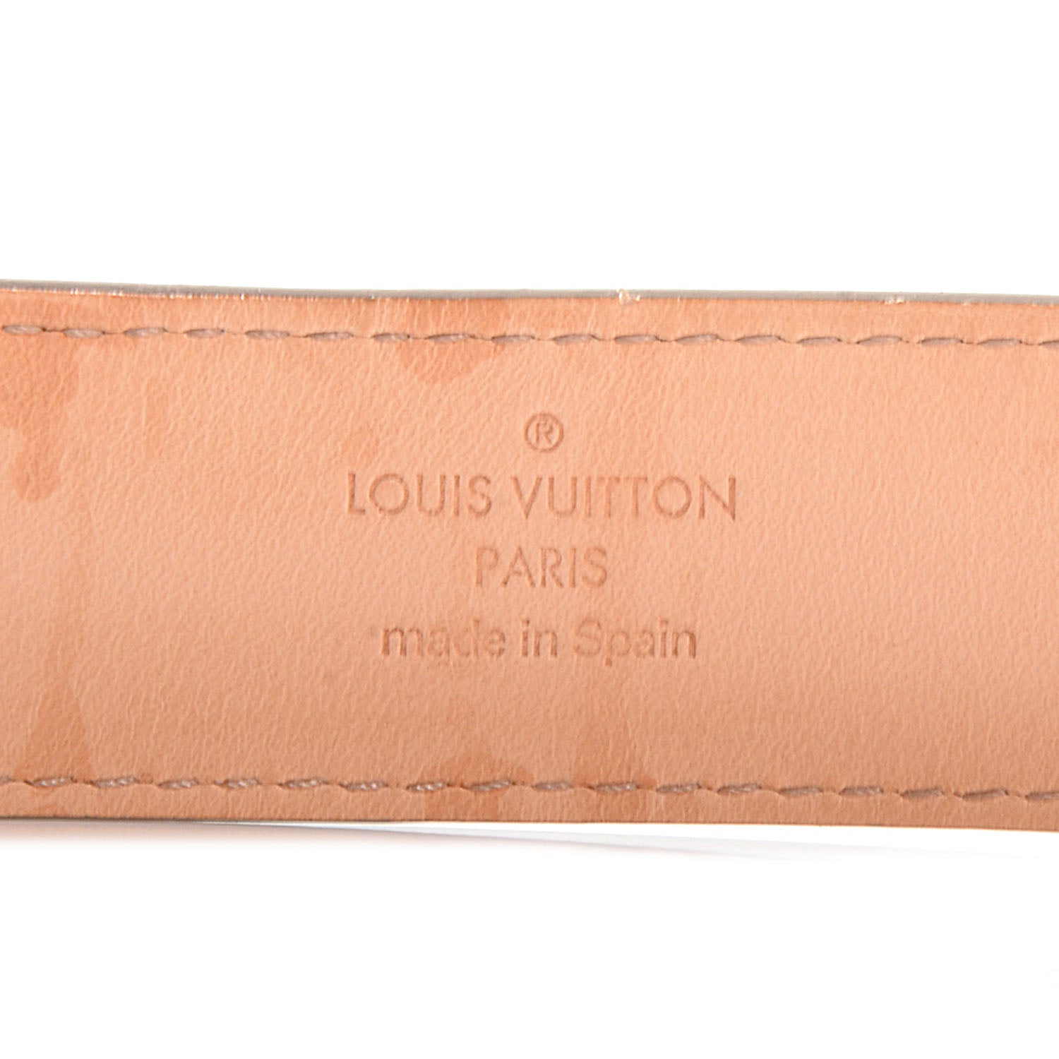Louis Vuitton Epi Initials Belt 80 32 Ivory 4 of 6
