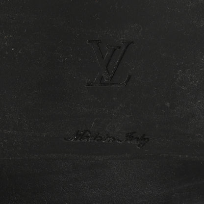 Louis Vuitton Calfskin Monogram Wonderland Flat Ranger Boots 41 Black 8 of 12