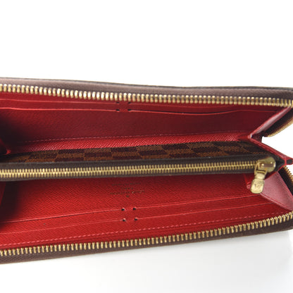Louis Vuitton Damier Ebene Clemence Wallet Cherry 5 of 7