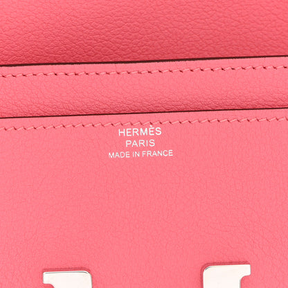 Hermes Evercolor Constance Long Wallet Rose Azalee 6 of 8