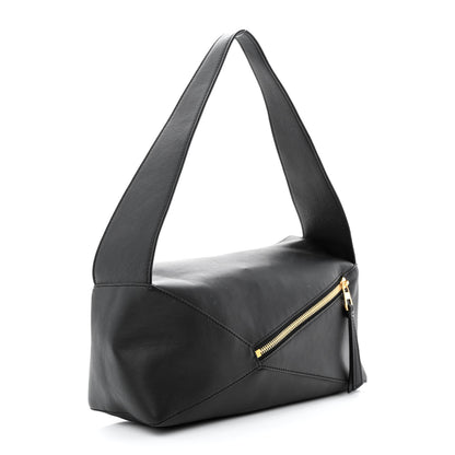 Loewe Calfskin Puzzle Hobo Black 3 of 11