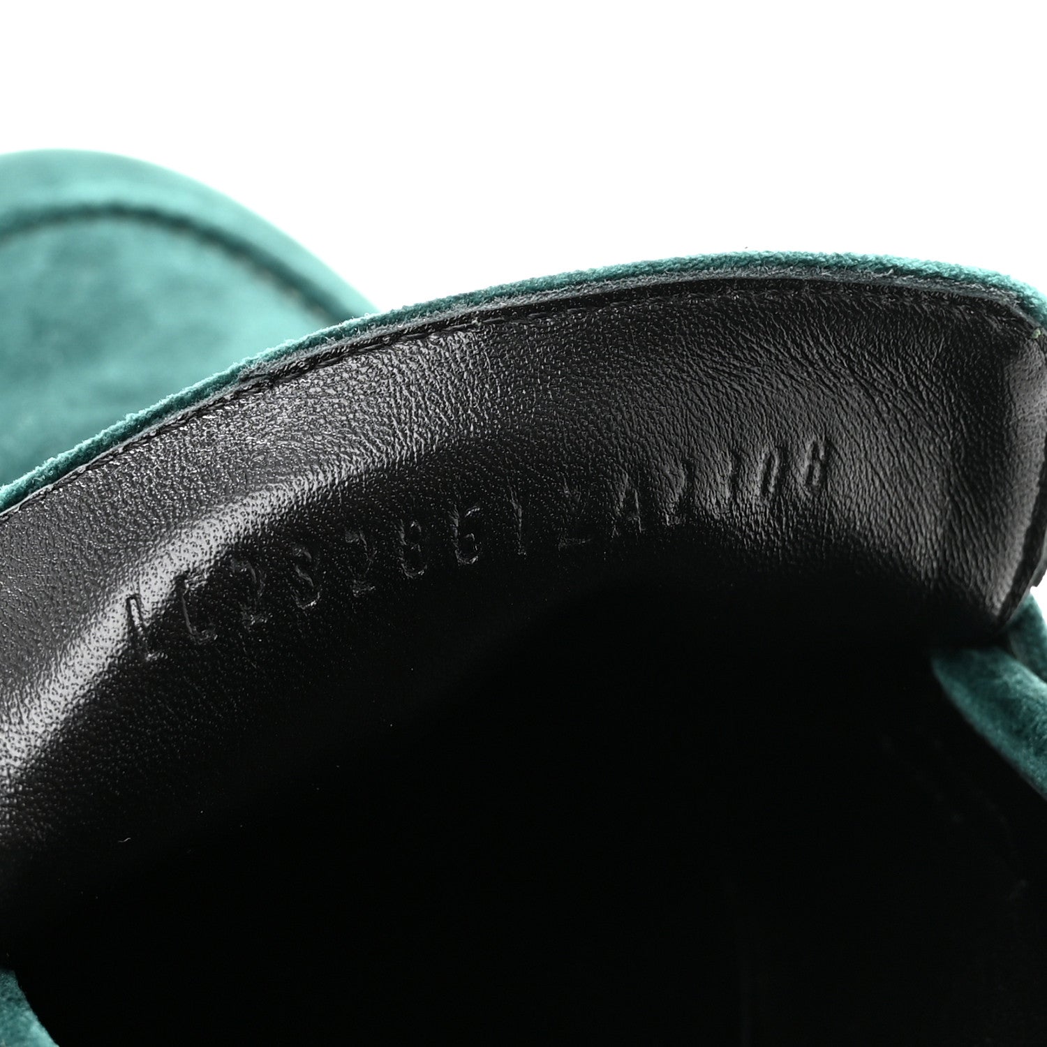 Hermes Velvet Mens Paris Loafers 43.5 Vert Fonce 9 of 10