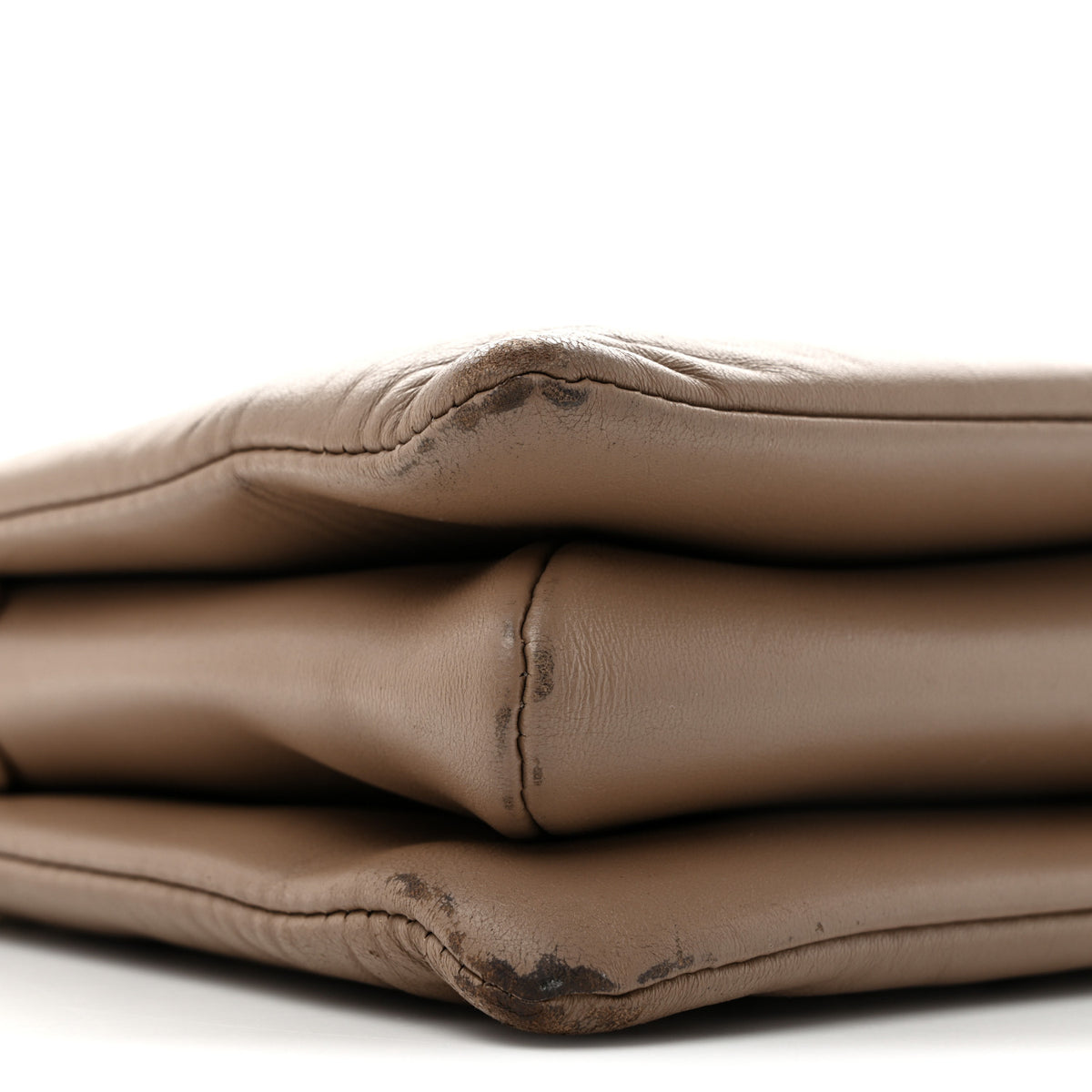 Lambskin Embossed Monogram Coussin PM Taupe