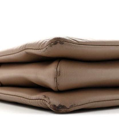 Louis Vuitton Lambskin Embossed Monogram Coussin PM Taupe 10 of 17