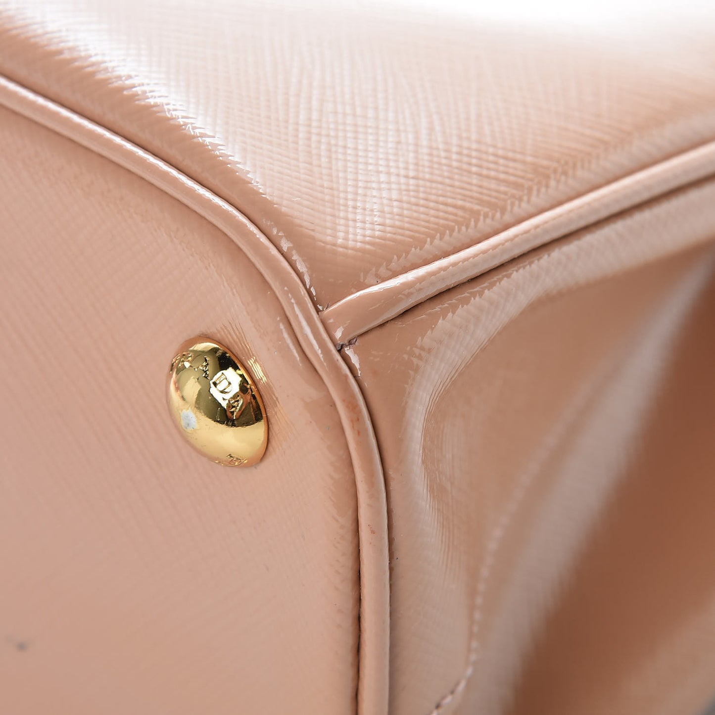 Saffiano Vernice Mini Galleria Double Zip Tote Orchidea