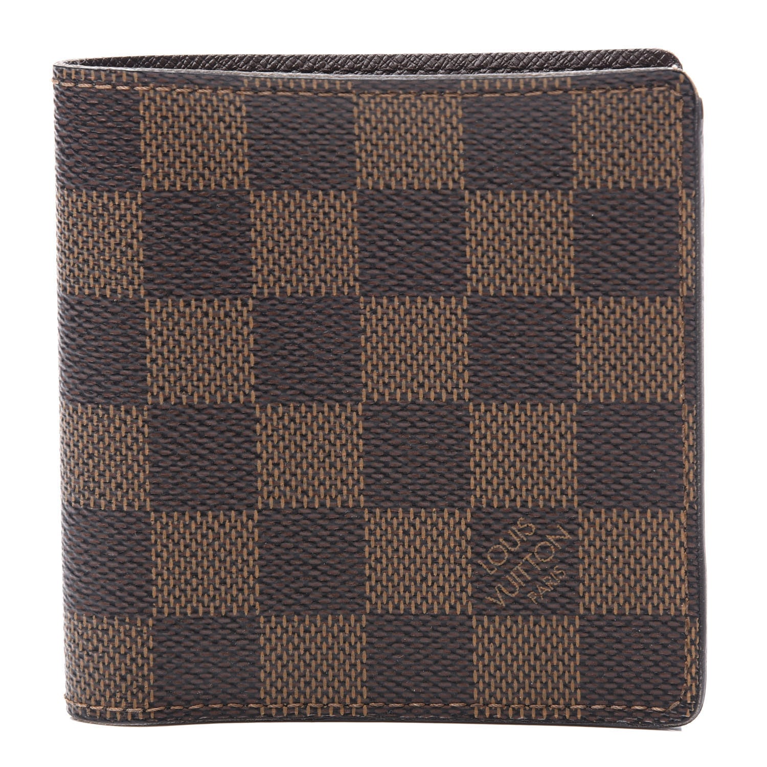 Louis Vuitton Damier Ebene Billfold Wallet 6 Credit Card Slots 1 of 10