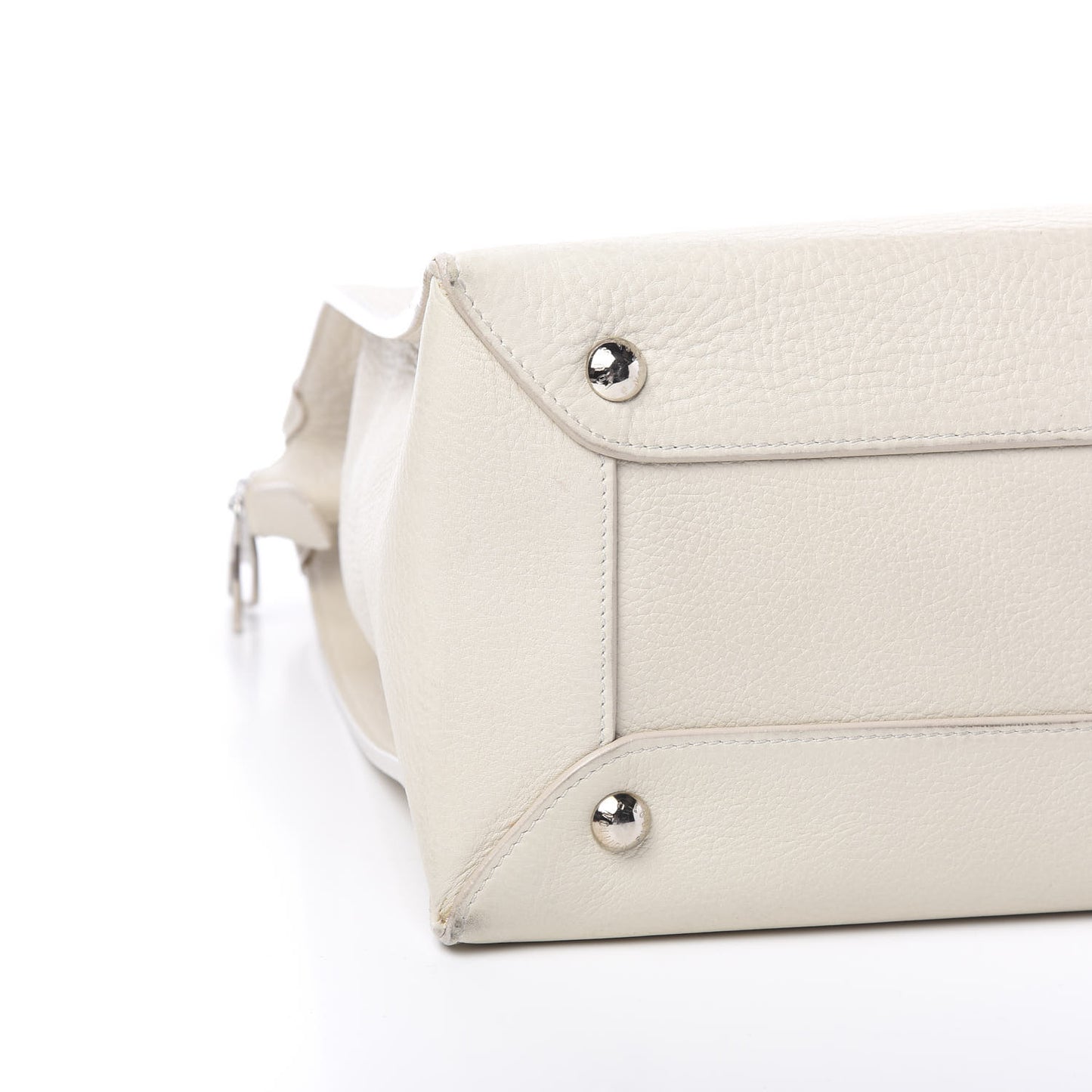 Calfskin Cabas Naxos White