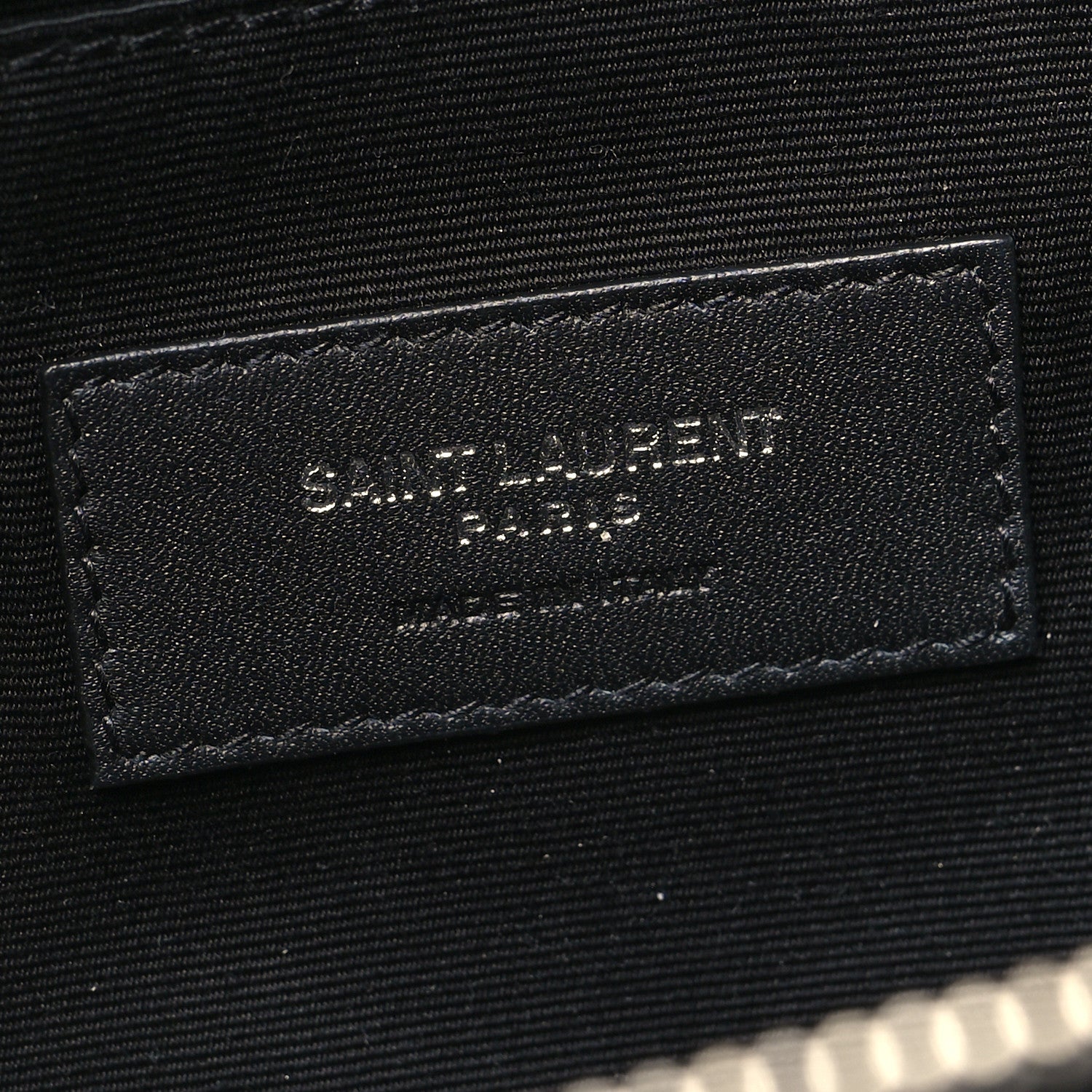 Saint Laurent Canvas Monogram Belt Bag Black 6 of 10
