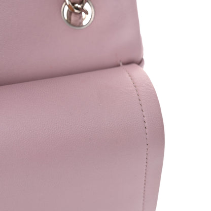 Chanel Lambskin Quilted Jumbo Double Flap Light Purple 13 of 15