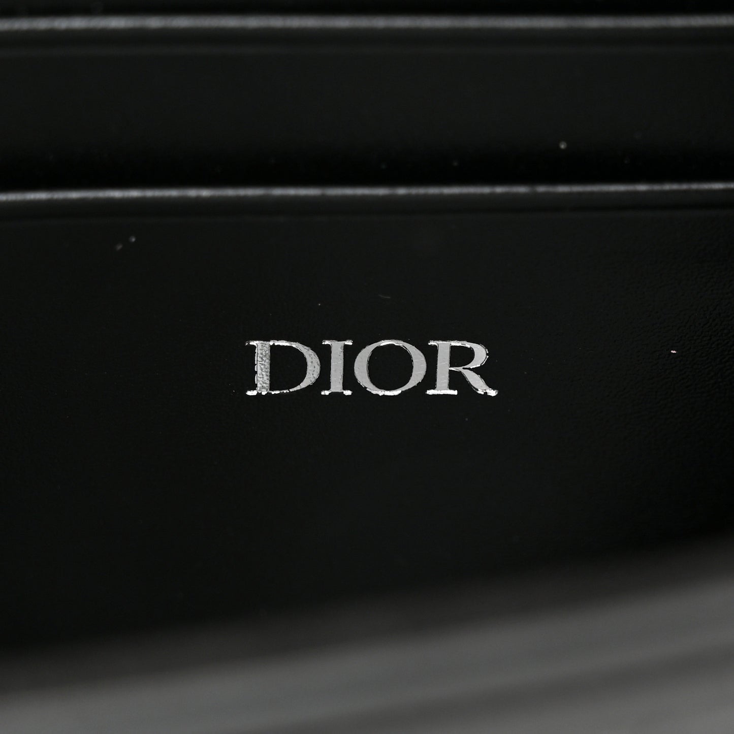 Calfskin Cosmo Laser Cut Cannage Mini Dior Charm Bag Black