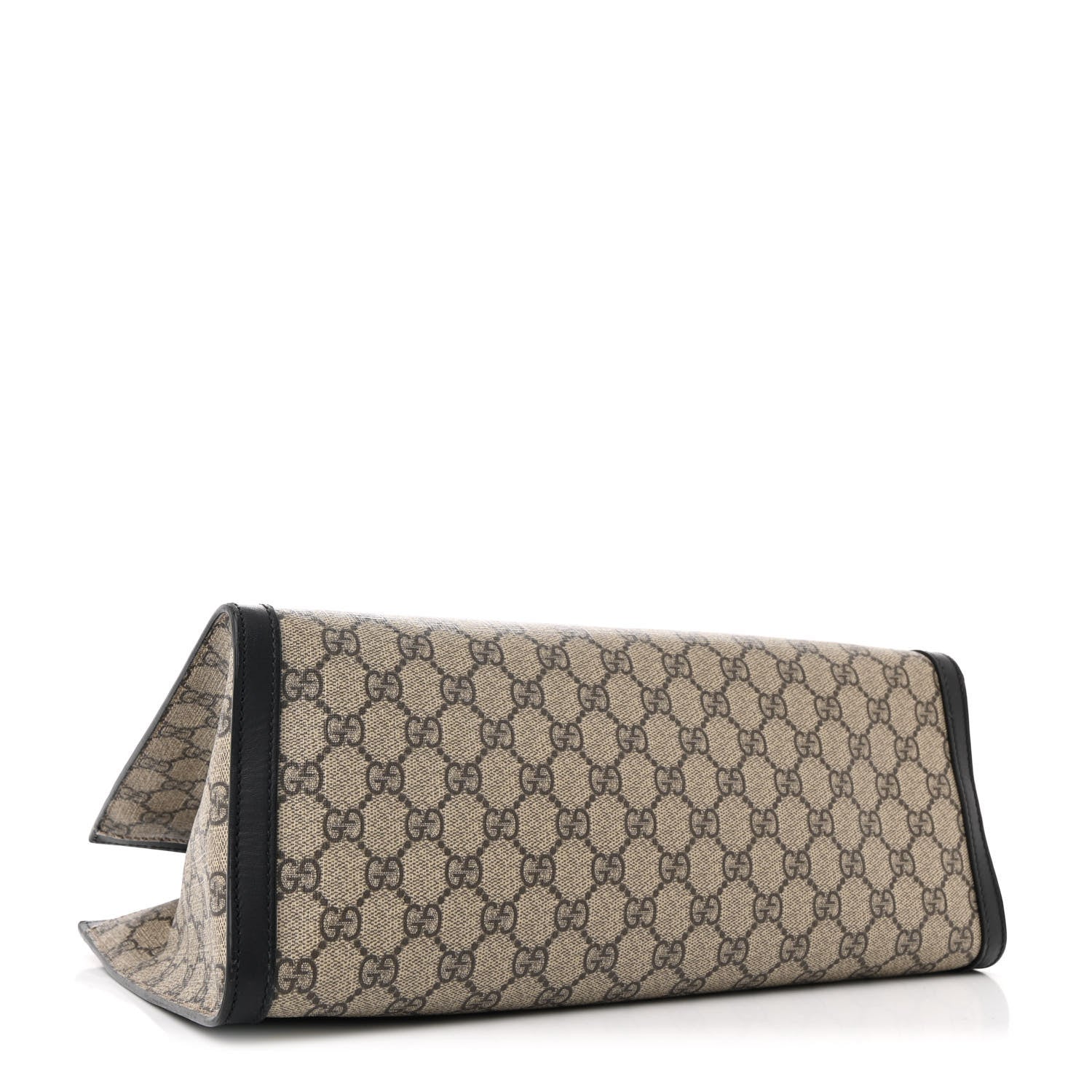 Gucci GG Supreme Monogram Medium Padlock Tote Black 4 of 11