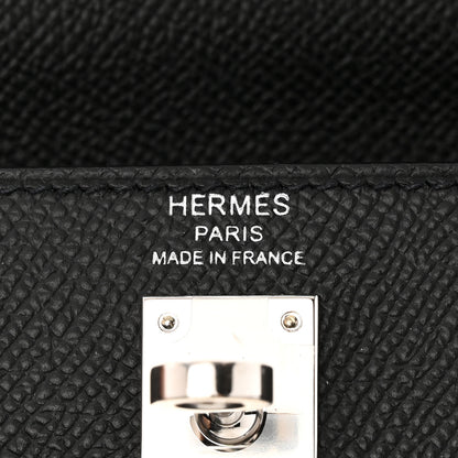 Hermes Epsom Kelly Sellier 25 Black 6 of 13