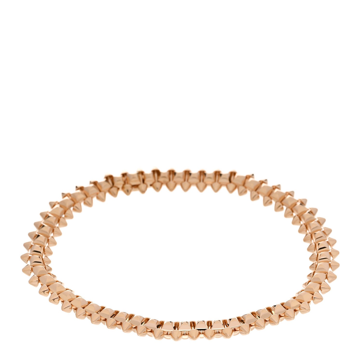 Cartier 18K Pink Gold MM Clash De Cartier Flexible Bracelet 19 1 of 4