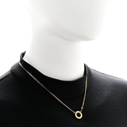 Cartier 18K Yellow Gold 2 Diamond LOVE Necklace 2 of 6