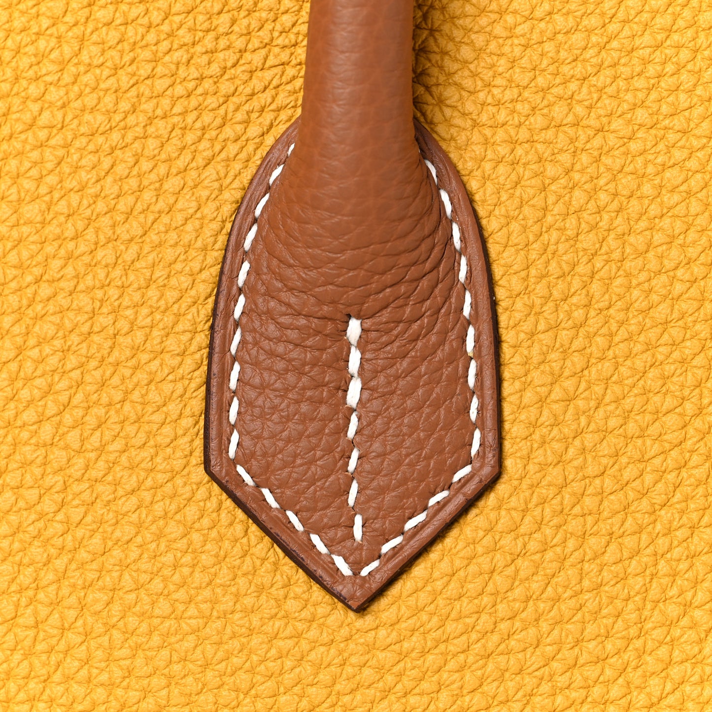 Togo Bi Color Horseshoe Birkin 35 Jaune Ambre Gold